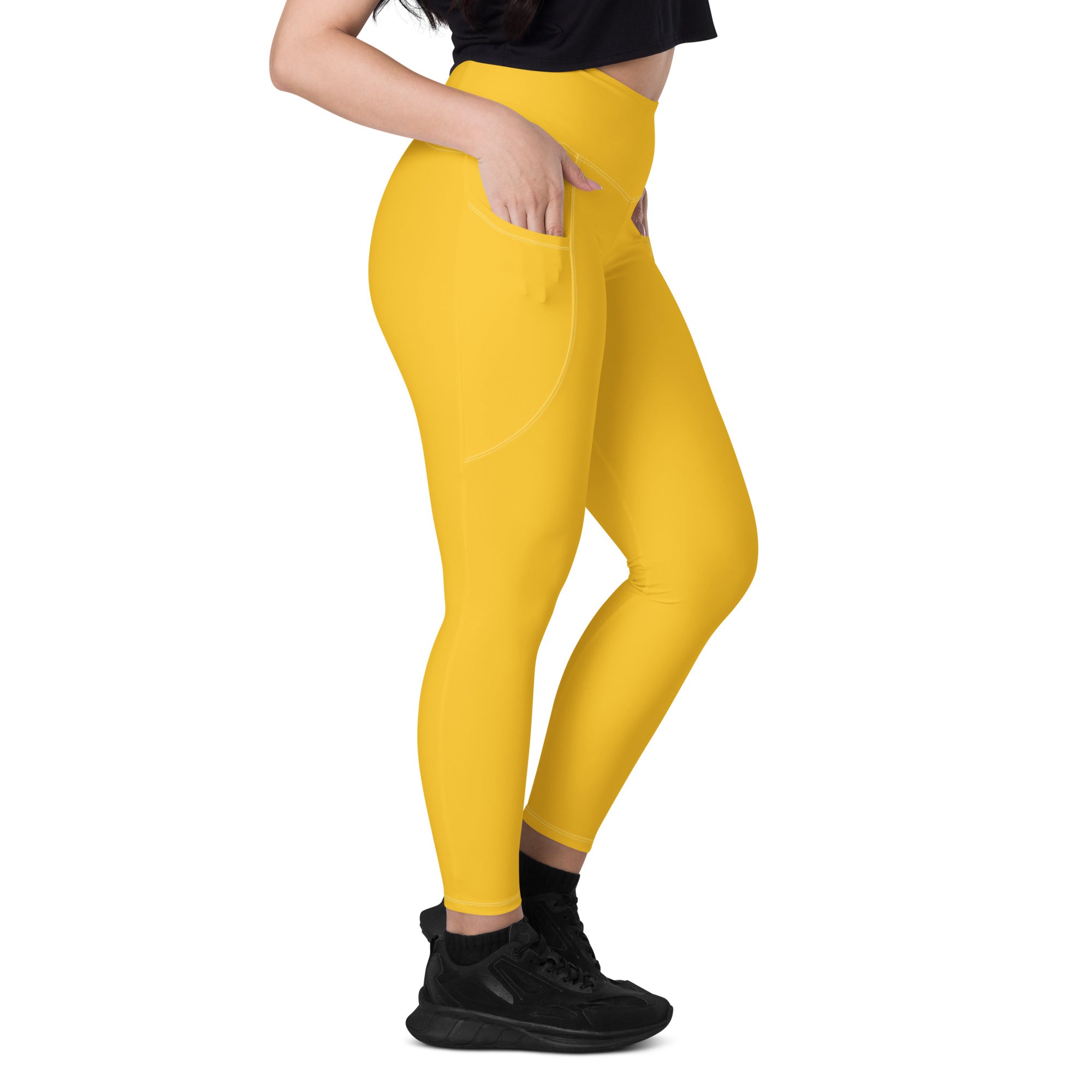 Mustard Yellow Leggings with Pockets | All Sizes
